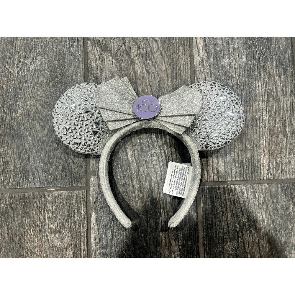 GENTLY USED DISNEY CAST MEMBER "100 YEARS" EARS